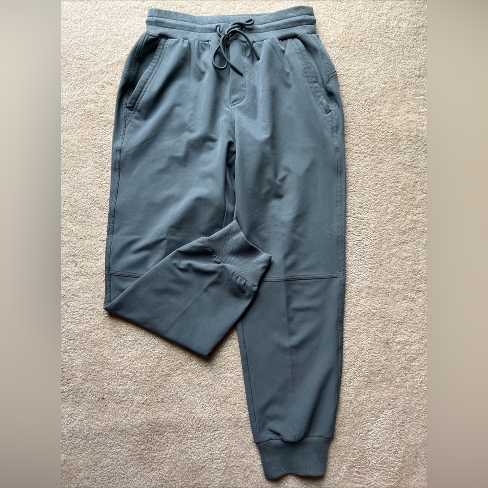 Never Not Hustling Women’s Joggers Size Xs Olive Green Zip Pockets